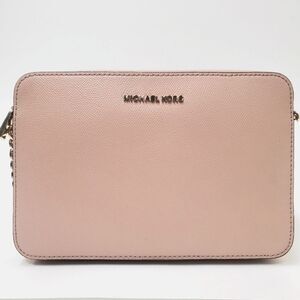 MICHAEL KORS Jet Set Saffiano Leather Large Crossbody Bag